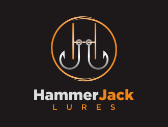HammerJack Lures logo design by Mahrein