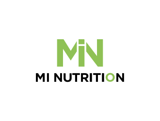 MI Nutrition logo design by haidar