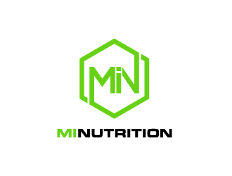 MI Nutrition logo design by bluespix