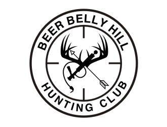Beer Belly Hill Hunting Club  logo design by dibyo