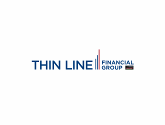 Thin Line Financial Group logo design by santrie