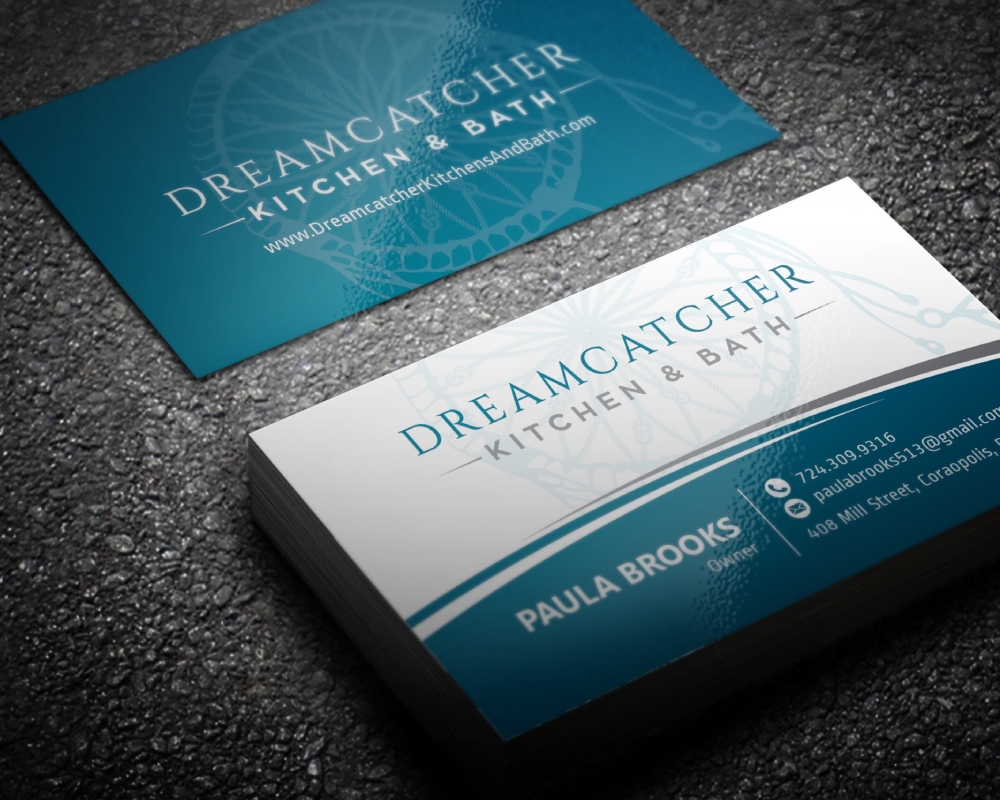 Dreamcatcher Kitchens & Bath logo design by Boomstudioz