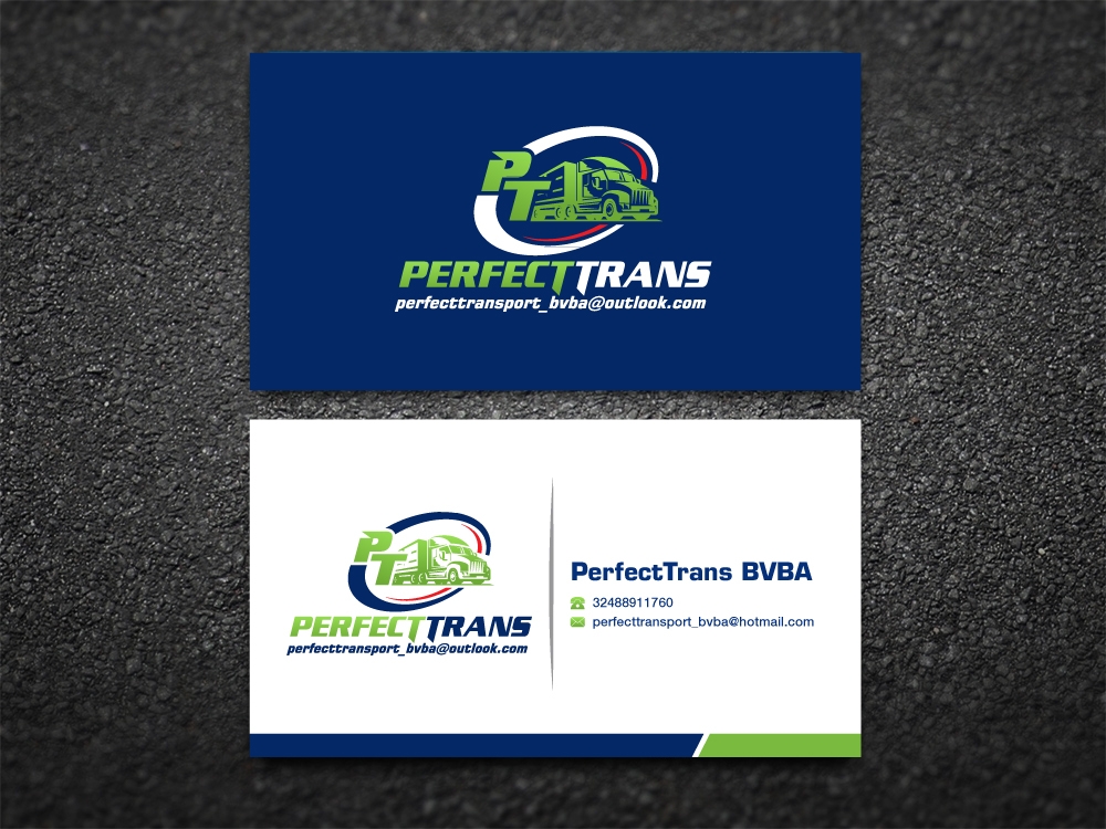PerfectTrans BVBA logo design by labo