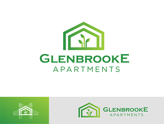 Glenbrooke Apartments logo design by paredesign