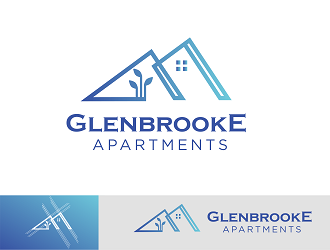 Glenbrooke Apartments logo design by paredesign