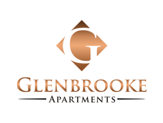 Glenbrooke Apartments logo design by sheilavalencia