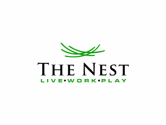 The Nest | Live Work Play logo design by ammad
