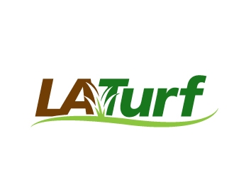 L A Turf logo design by jaize