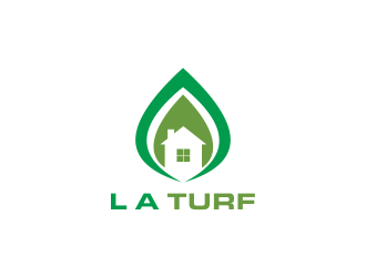 L A Turf logo design by Greenlight
