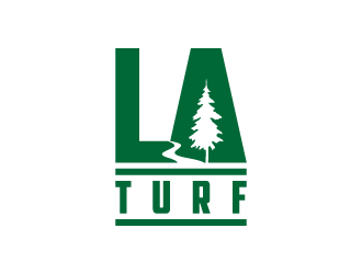 L A Turf logo design by denfransko