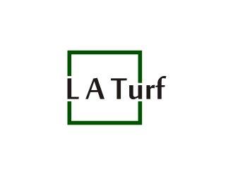 L A Turf logo design by Barkah