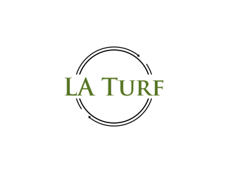 L A Turf logo design by RIANW