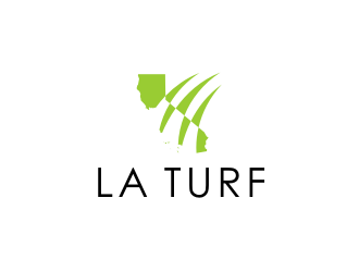 L A Turf logo design by revi