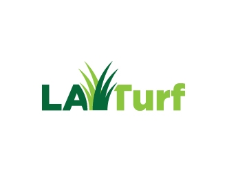 L A Turf logo design by lokiasan