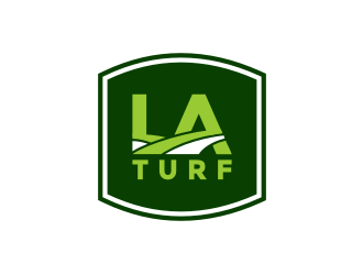 L A Turf logo design by ramapea
