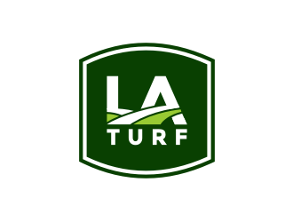 L A Turf logo design by ramapea