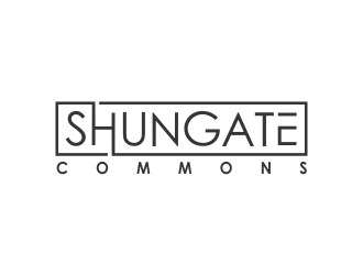 Shungate Commons logo design by giphone