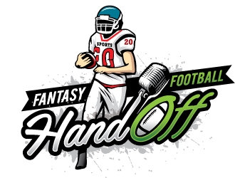 Kick Off Fantasy Football logo design by REDCROW