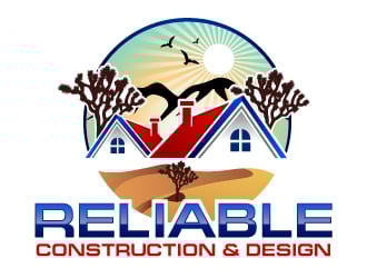 Reliable Construction & Design logo design by uttam
