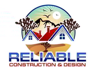 Reliable Construction & Design logo design by uttam