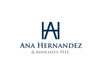 Ana Hernandez & Associates, PLLC logo design by GemahRipah