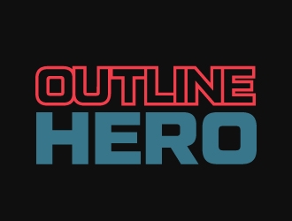 Outline Hero logo design by Andrei P