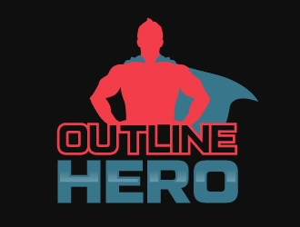 Outline Hero logo design by Andrei P
