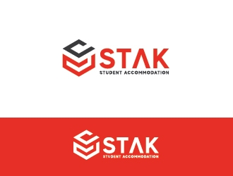 STAK Student Accommodation logo design by SenimanMelayu