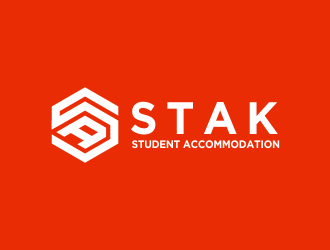 STAK Student Accommodation logo design by done