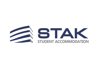 STAK Student Accommodation logo design by YONK