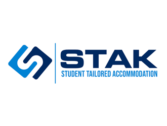 STAK Student Accommodation logo design by kunejo