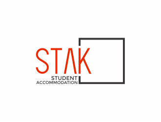 STAK Student Accommodation logo design by mutafailan
