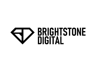 Brightstone Digital logo design by jacobwdesign