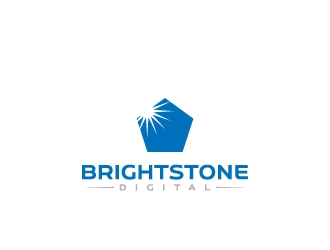 Brightstone Digital logo design by jaize