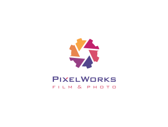 PixelWorks Film & Photo logo design by Susanti