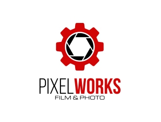 PixelWorks Film & Photo logo design by MarkindDesign