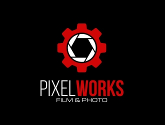 PixelWorks Film & Photo logo design by MarkindDesign