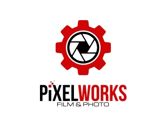 PixelWorks Film & Photo logo design by MarkindDesign