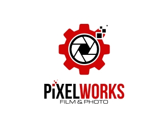 PixelWorks Film & Photo logo design by MarkindDesign