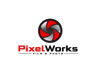 PixelWorks Film & Photo logo design by Erasedink