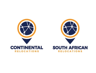 Continental Relocations & South African Relocations logo design by SenimanMelayu