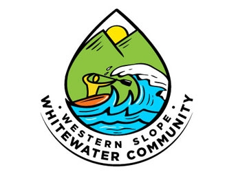 Western Slope Whitewater Community logo design by logoguy