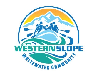 Western Slope Whitewater Community logo design by invento