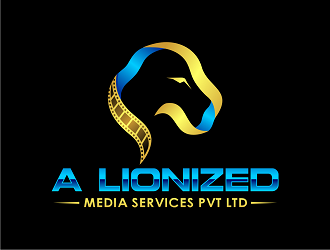 A LIONIZED MEDIA SERVICES PVT LTD logo design by haze