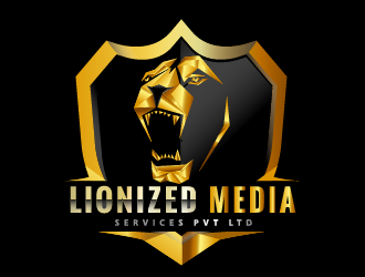 A LIONIZED MEDIA SERVICES PVT LTD logo design by AnuragYadav