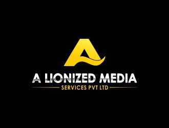 A LIONIZED MEDIA SERVICES PVT LTD logo design by mudhofar808