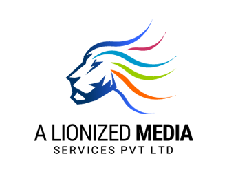 A LIONIZED MEDIA SERVICES PVT LTD logo design by Coolwanz