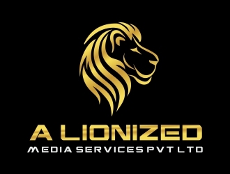 A LIONIZED MEDIA SERVICES PVT LTD logo design by ruki