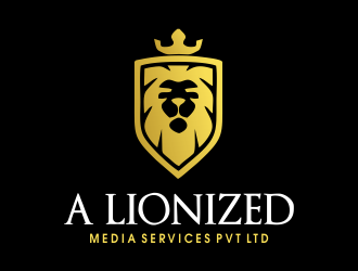 A LIONIZED MEDIA SERVICES PVT LTD logo design by JessicaLopes