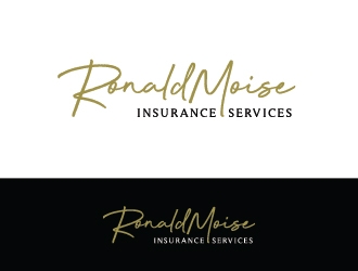 RONALD MOISE INSURANCE SERVICES logo design by SenimanMelayu